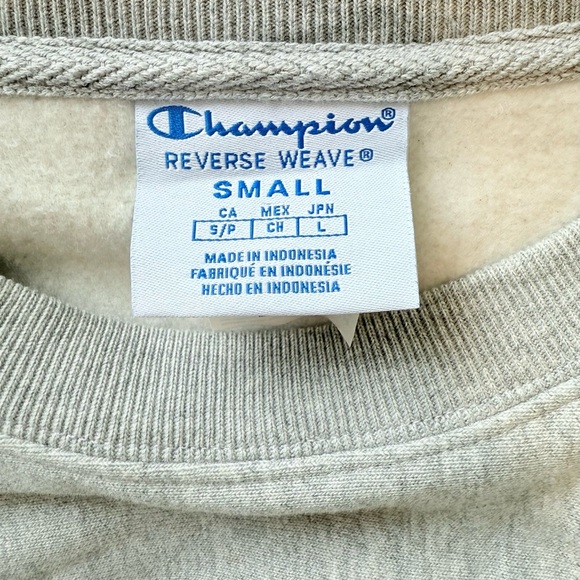 Champion Reverse Weave Cropped Pullover Gray - Picture 7 of 10